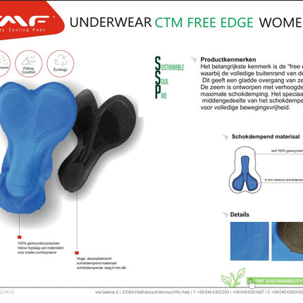 bikeboxer dames Zwart