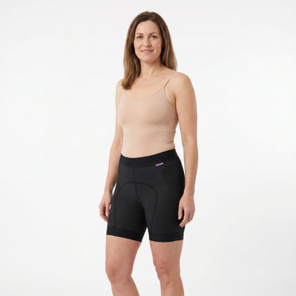 bikeboxer motoronderbroek dames Zwart